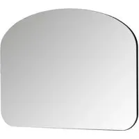 Soho Curved Arch Overmantle Mirror - Black