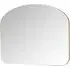 Soho Curved Arch Overmantle Mirror - Gold