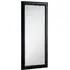 Textured Full Length Mirror with Bevelled Edges - Black