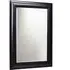 Textured Wall Mirror - Black
