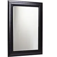 Textured Wall Mirror - Black