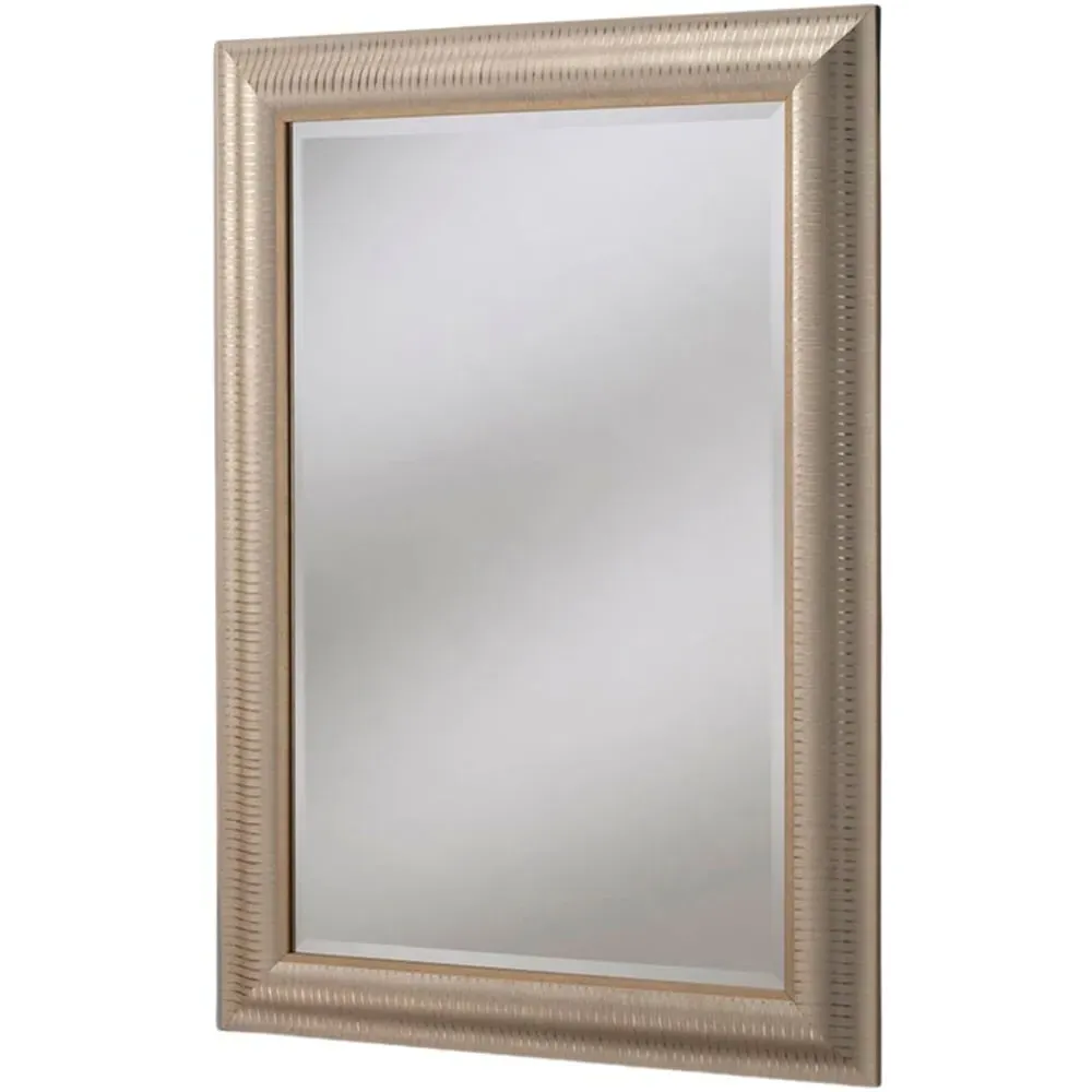 Textured Wall Mirror - Gold Champagne