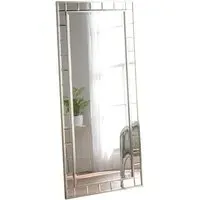 Tiled Full Length Mirror - Champagne