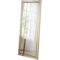Timeless Full Length Bevelled Wall Mirror - Gold, Brass