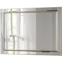 Timeless Large Bevelled Wall Mirror - Silver