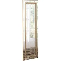 Timeless Tall Bevelled Wall Mirror - Gold, Brass