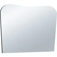 Yearn Curved Overmantle Mirror - Black