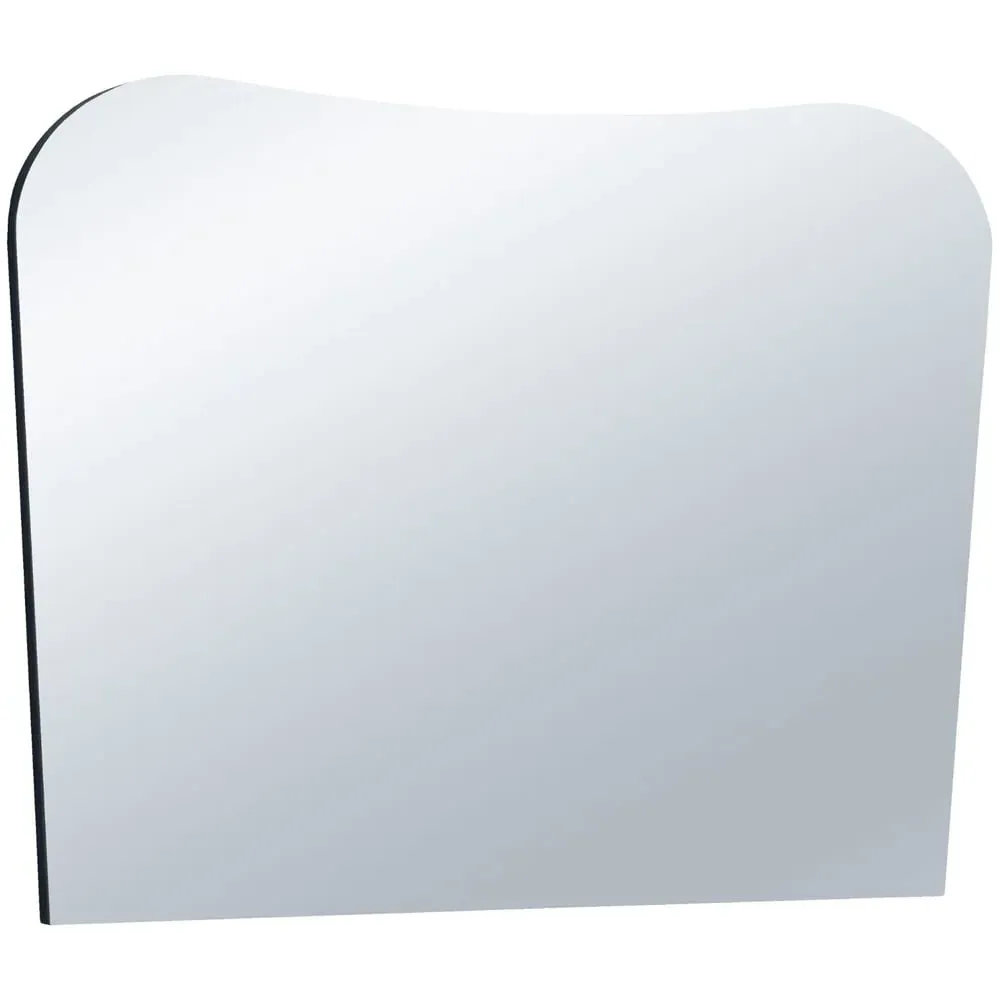 Yearn Curved Overmantle Mirror - Black image
