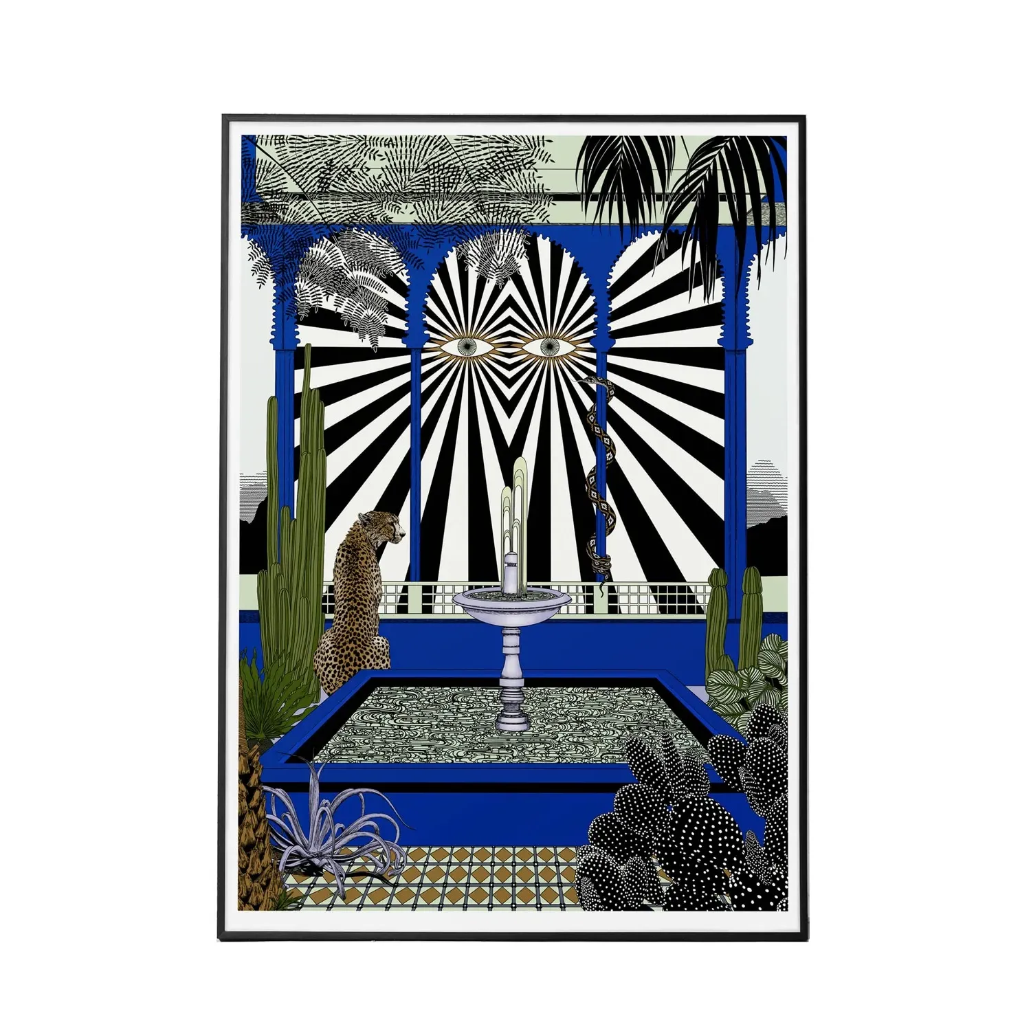 The Secret Garden Large Art Print - Botanical