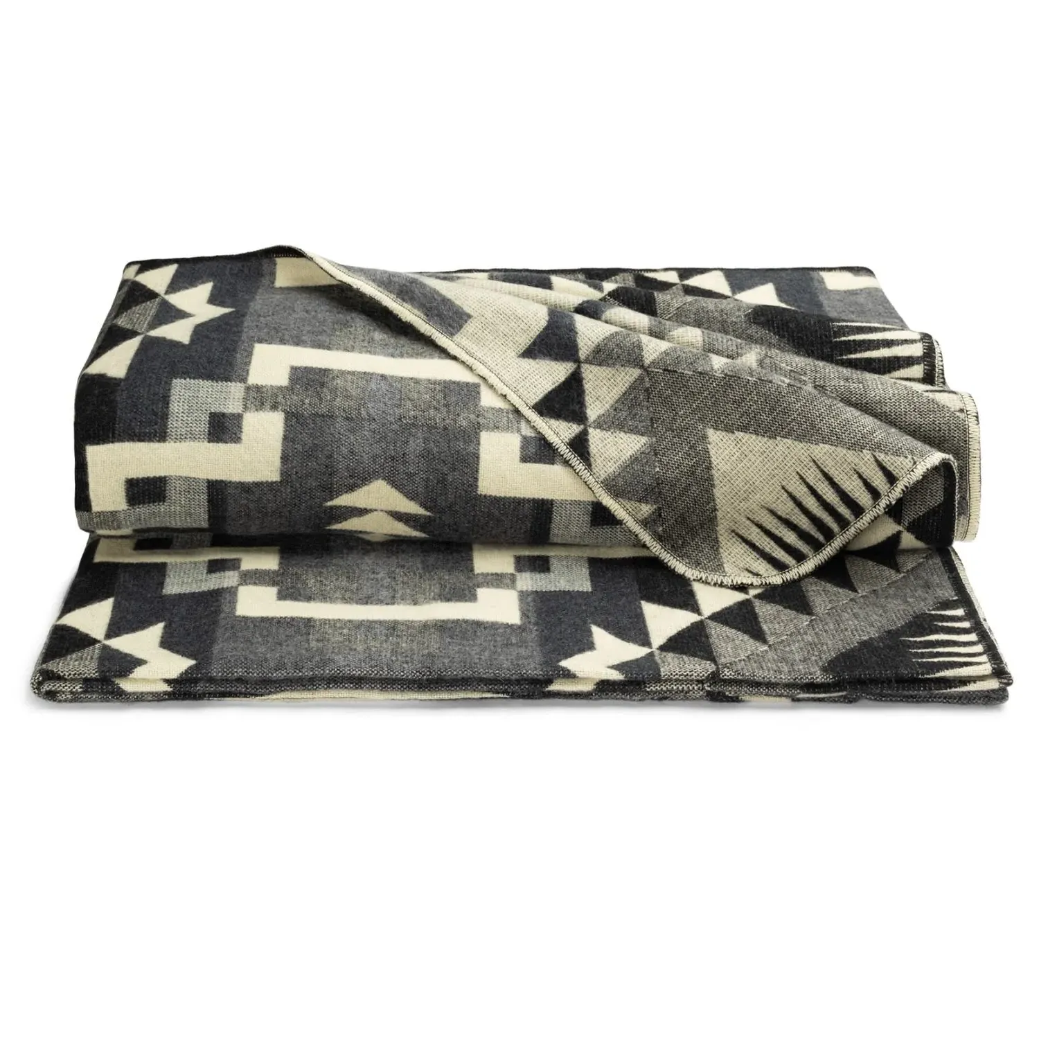Native Throw Plaid - Grey, Alpaca Wool image