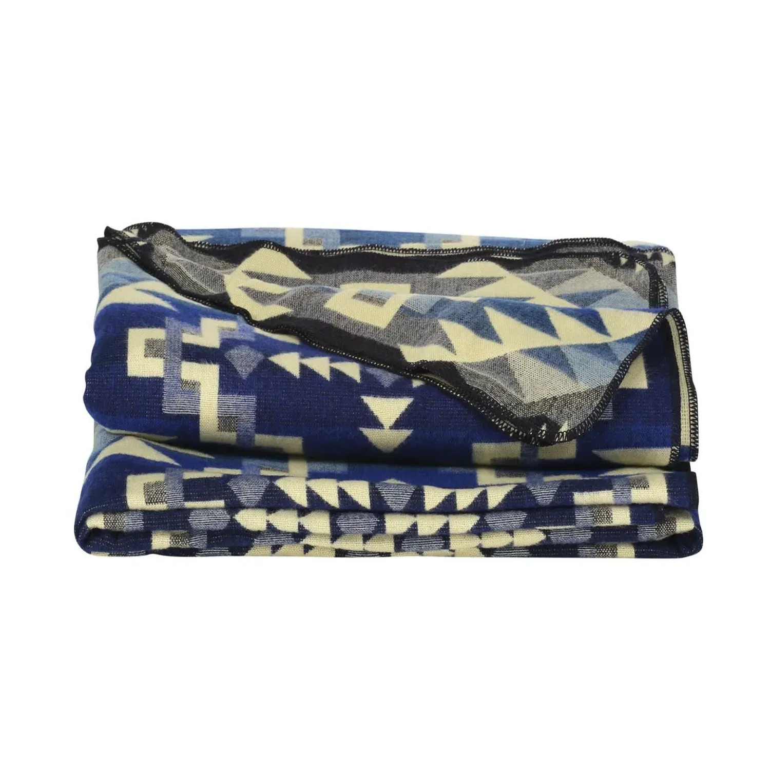 Native Traveller Throw - Blue, Alpaca Wool