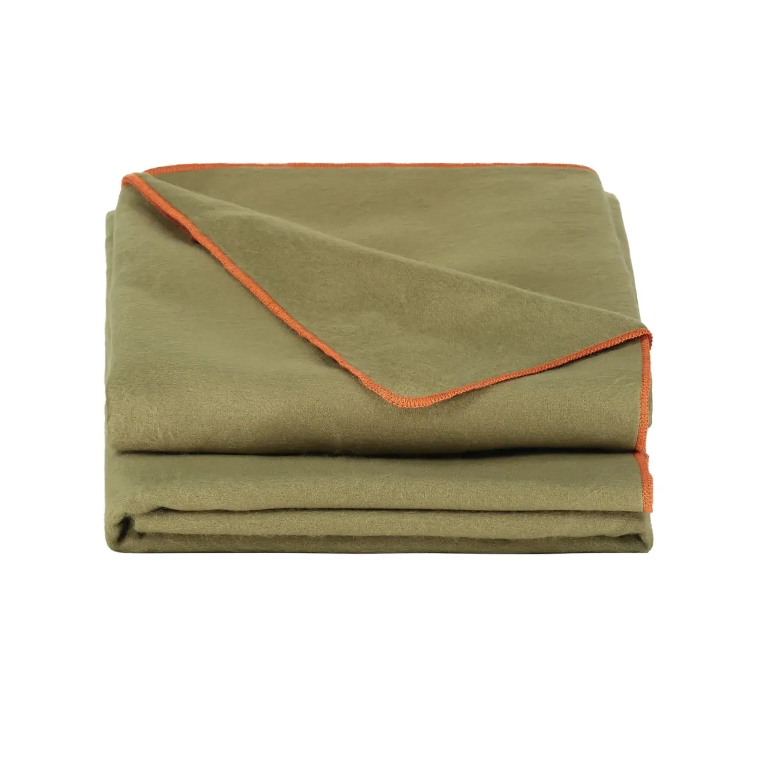 Stitched Throw Blanket - Brown, Alpaca Wool image