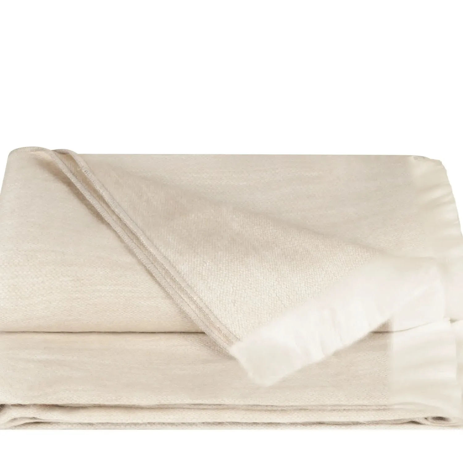 Throw Blanket - Beige, Alpaca Wool image