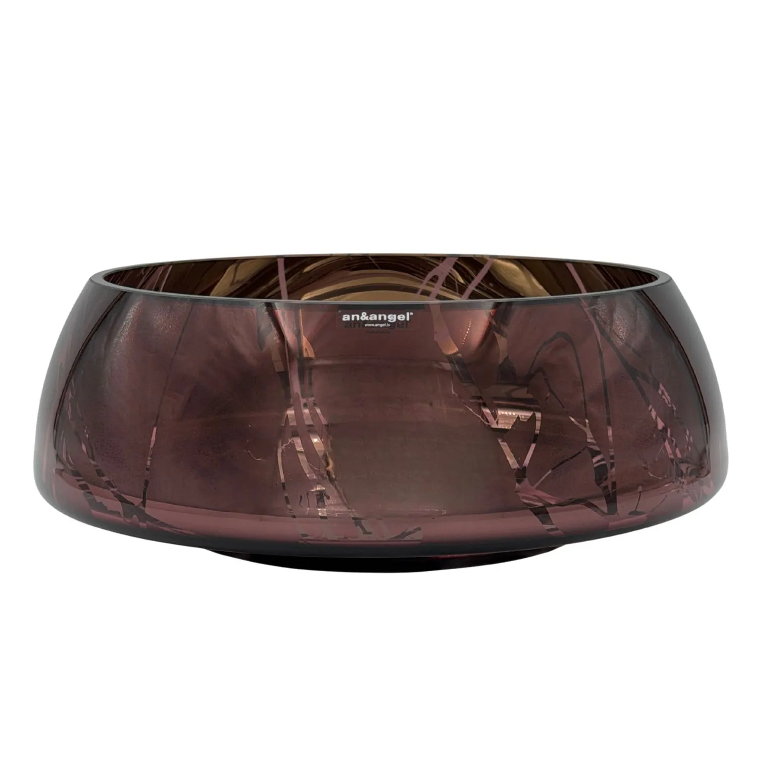 Deco Jazz Large Bowl - Purple, Glass