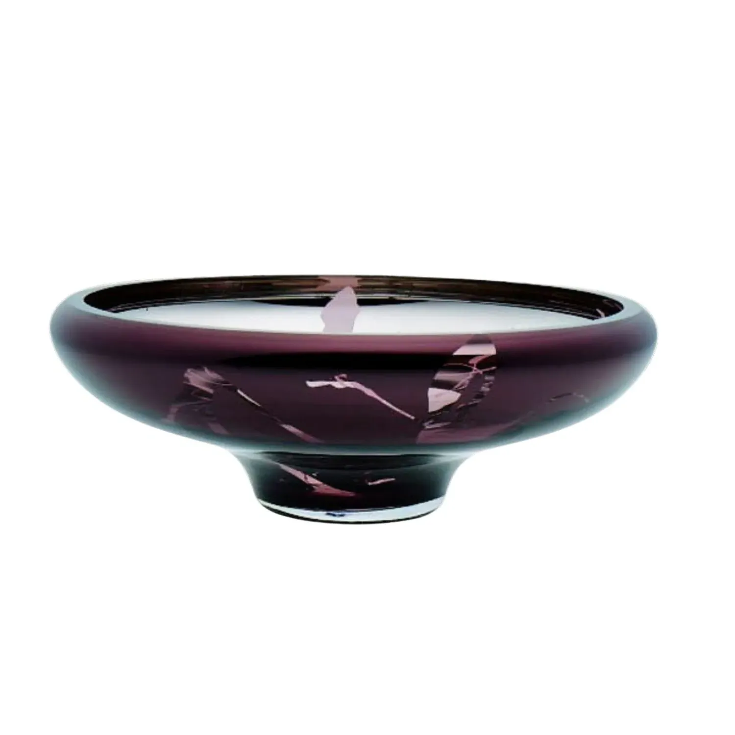 Deco Large Splashed Bowl - Purple image