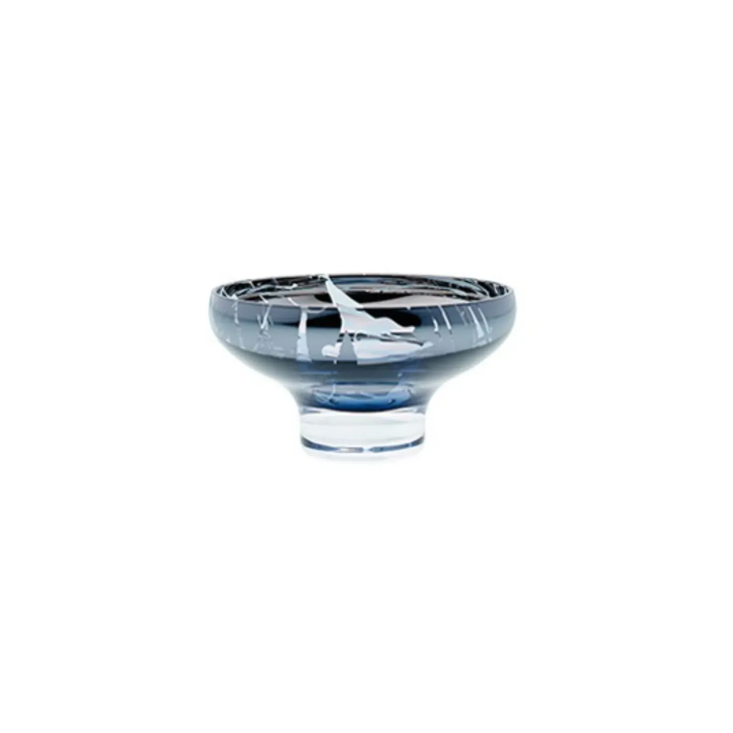 Deco Mini Splashed Dessert Bowl - Navy Blue