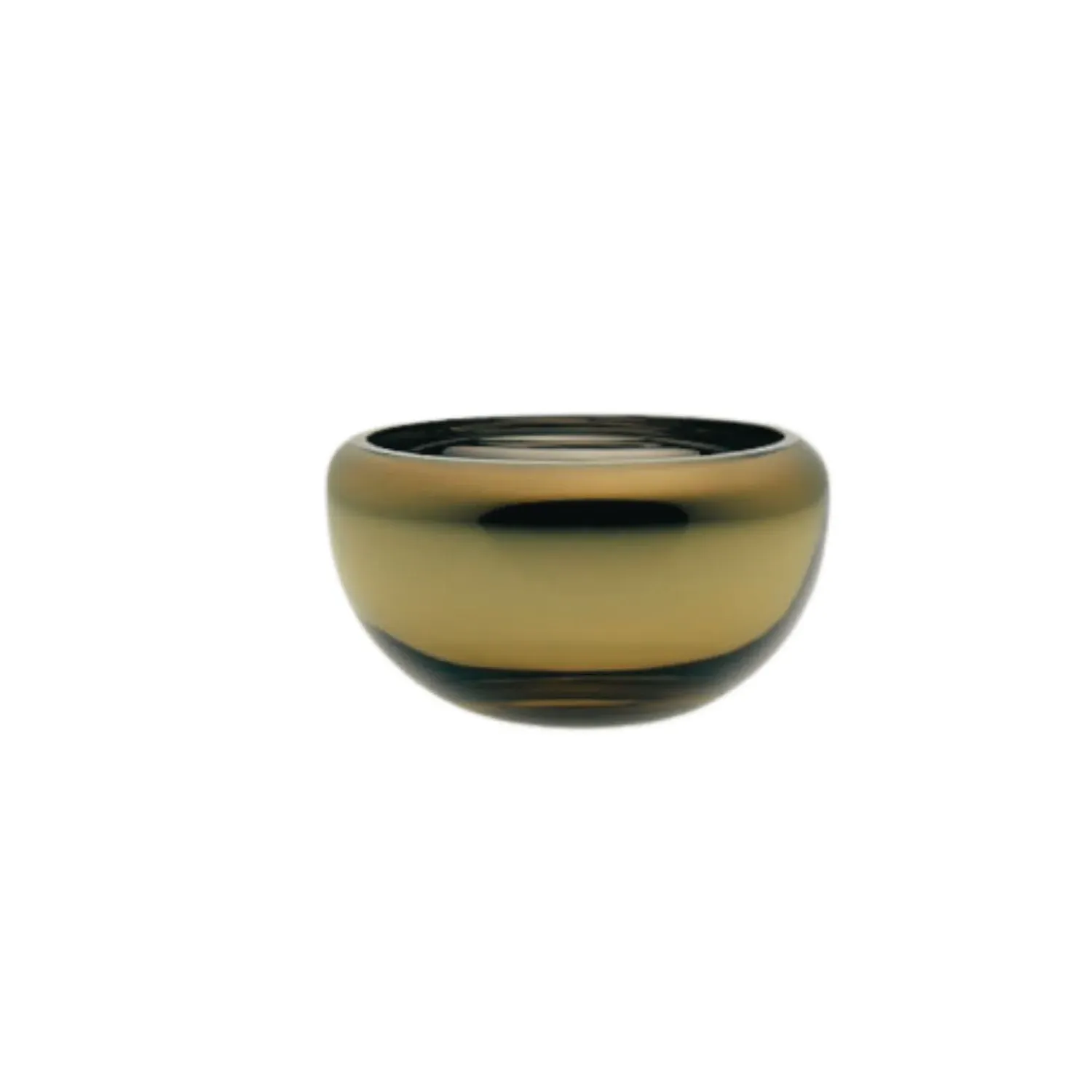 Deco Small Round Bowl - Amber image