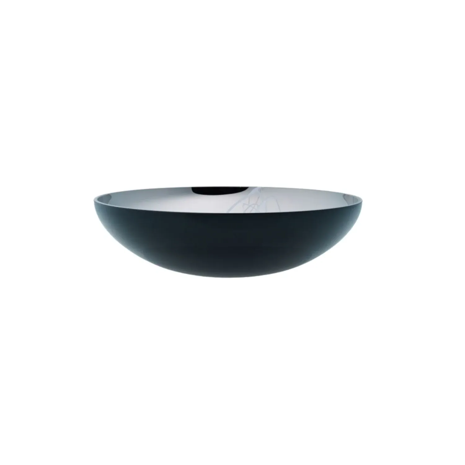 In-Between Flat Bowl - Black, Stainless Steel image