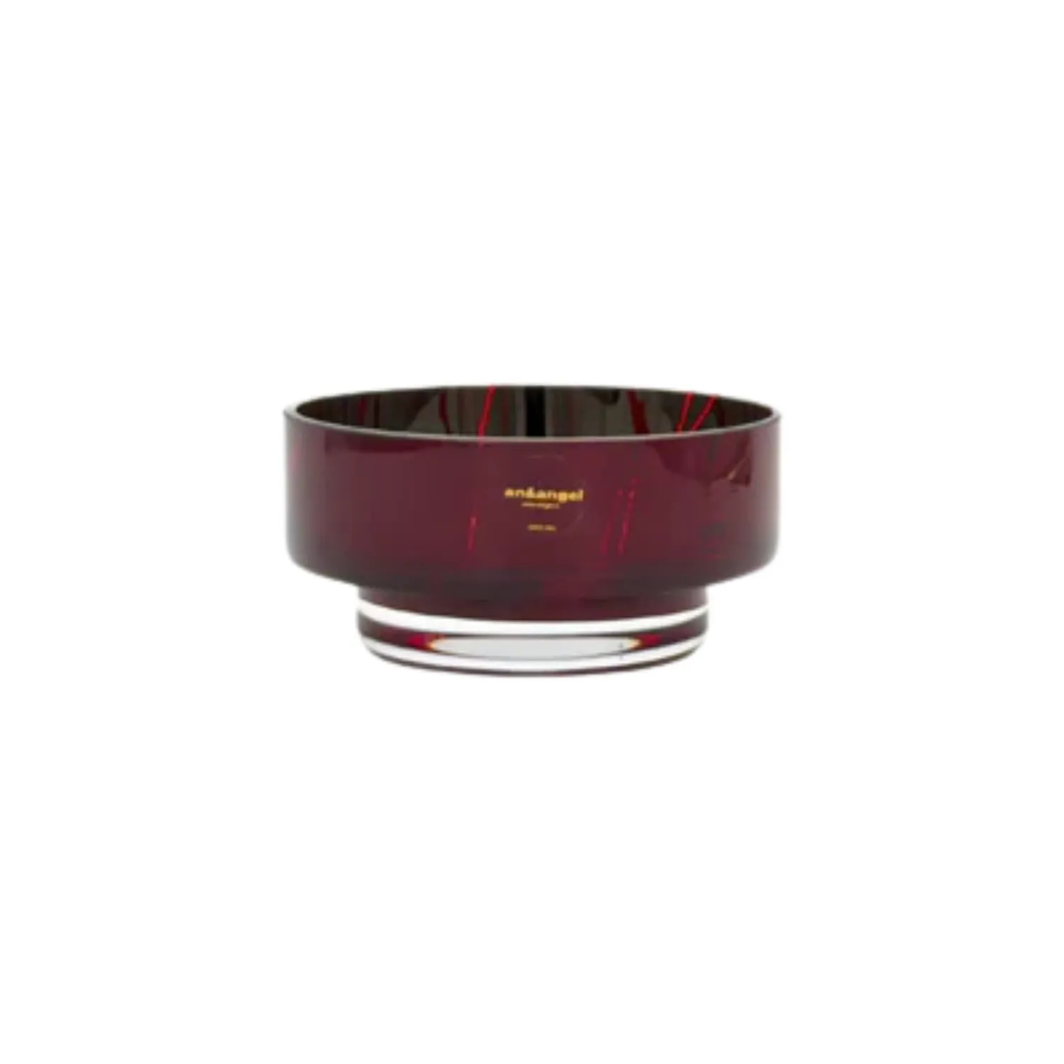 Moon Mini Red Bowl - Red, Silver