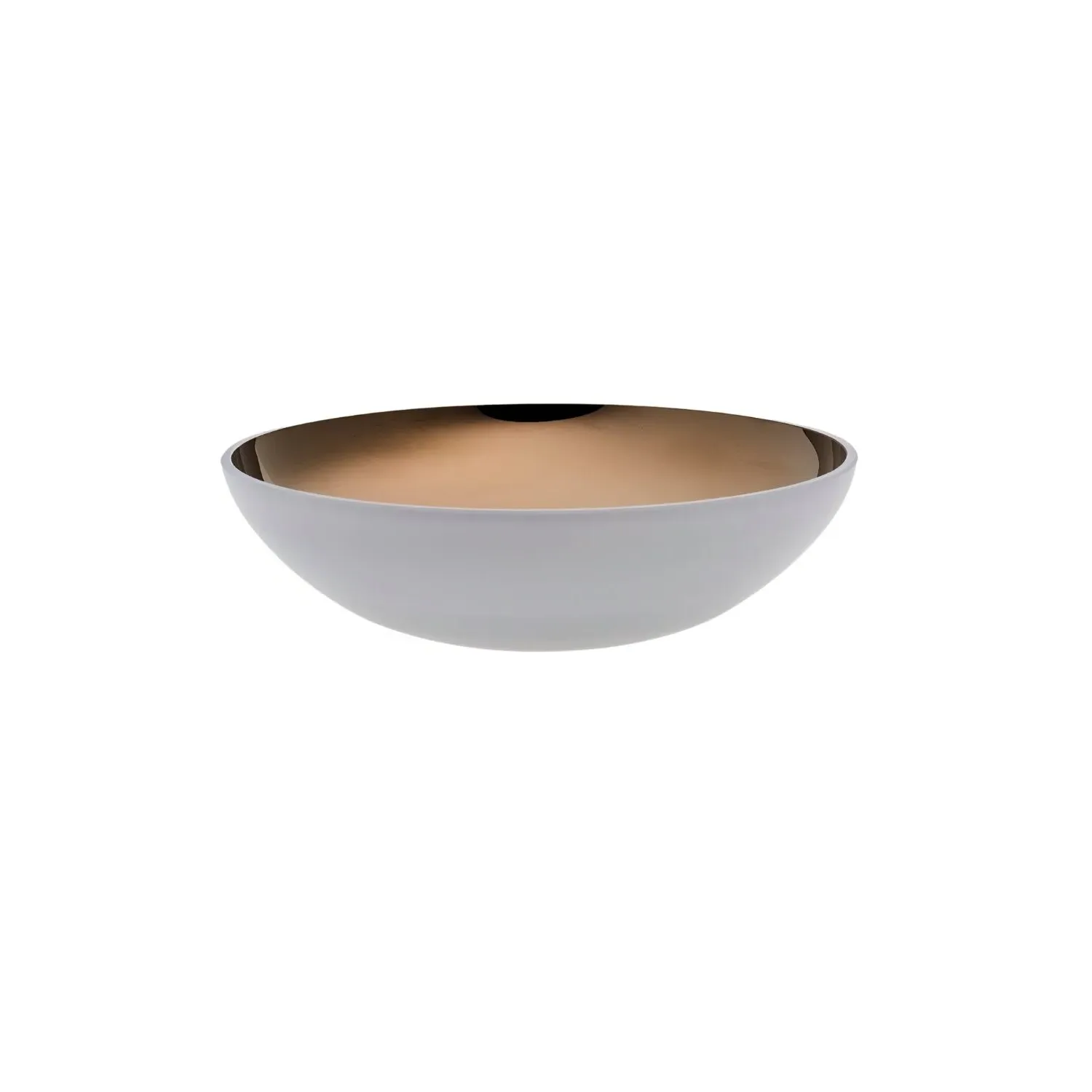 Titan Flat Bowl - White, Glass image