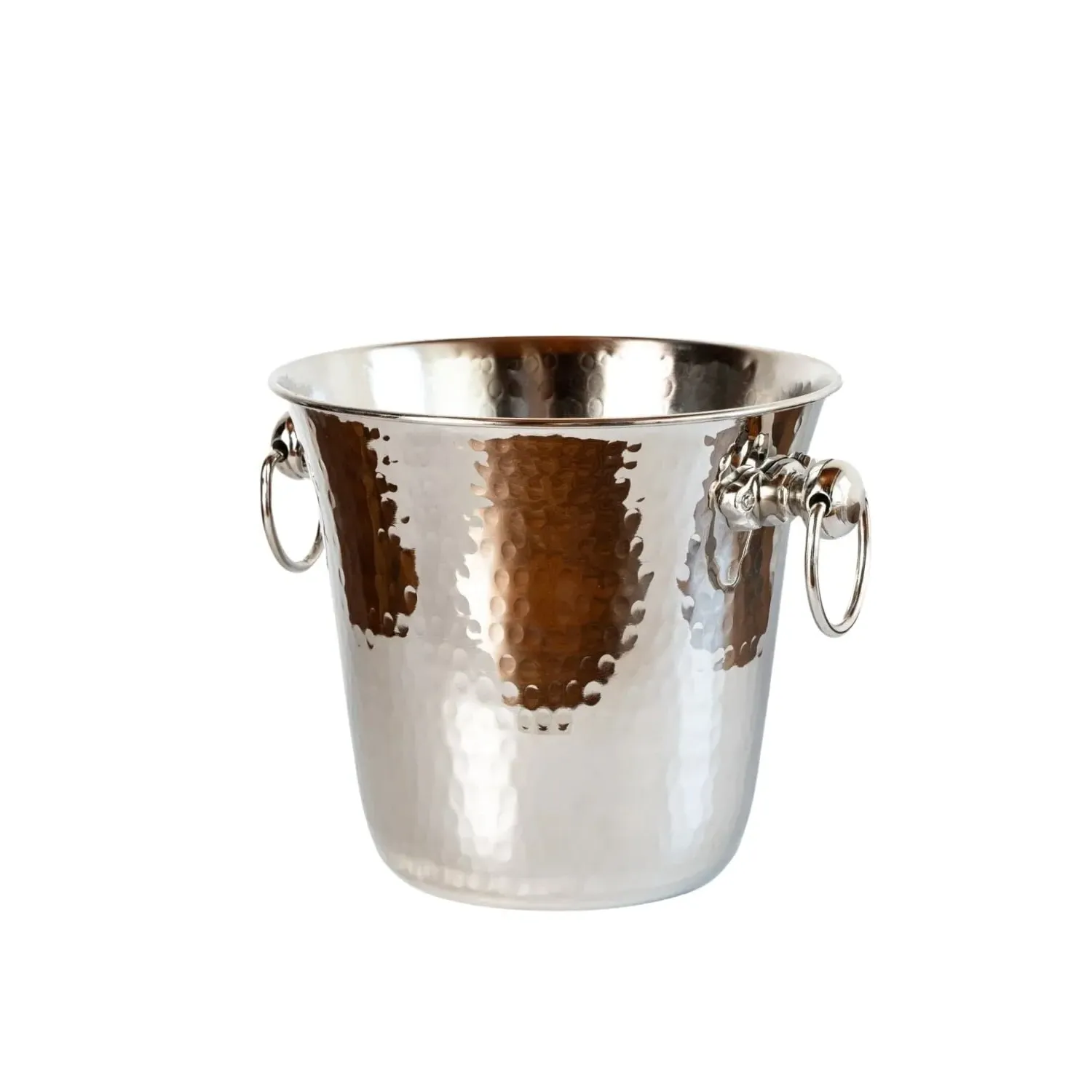 Chrome-Plated Copper Ice Bucket - Silver image