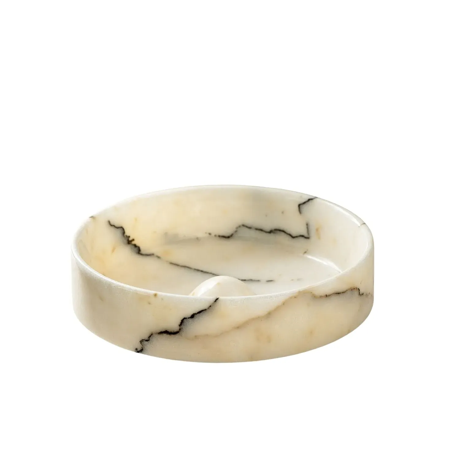 Handcrafted Marble Bowl - White