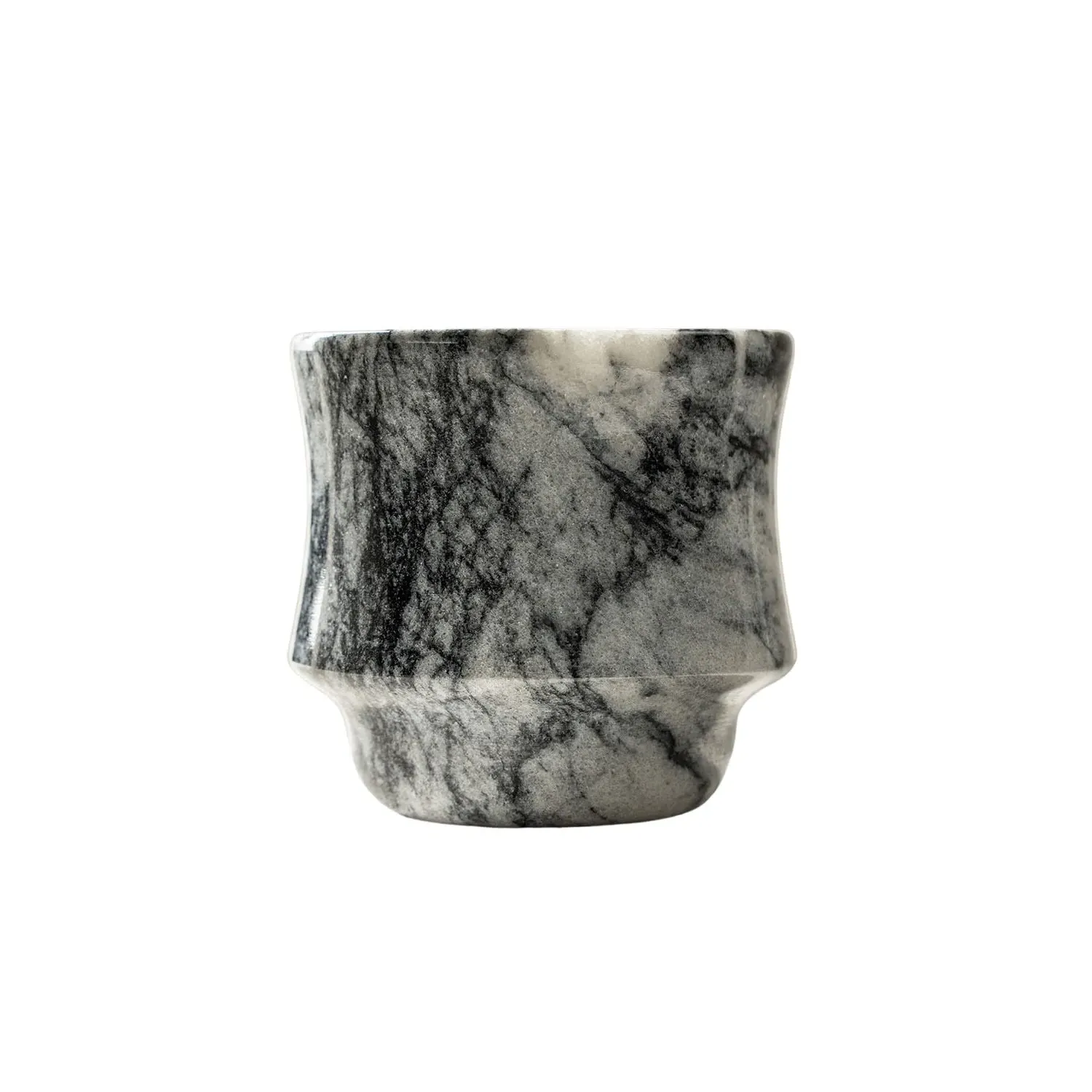Handcrafted Marble Tumbler - Black