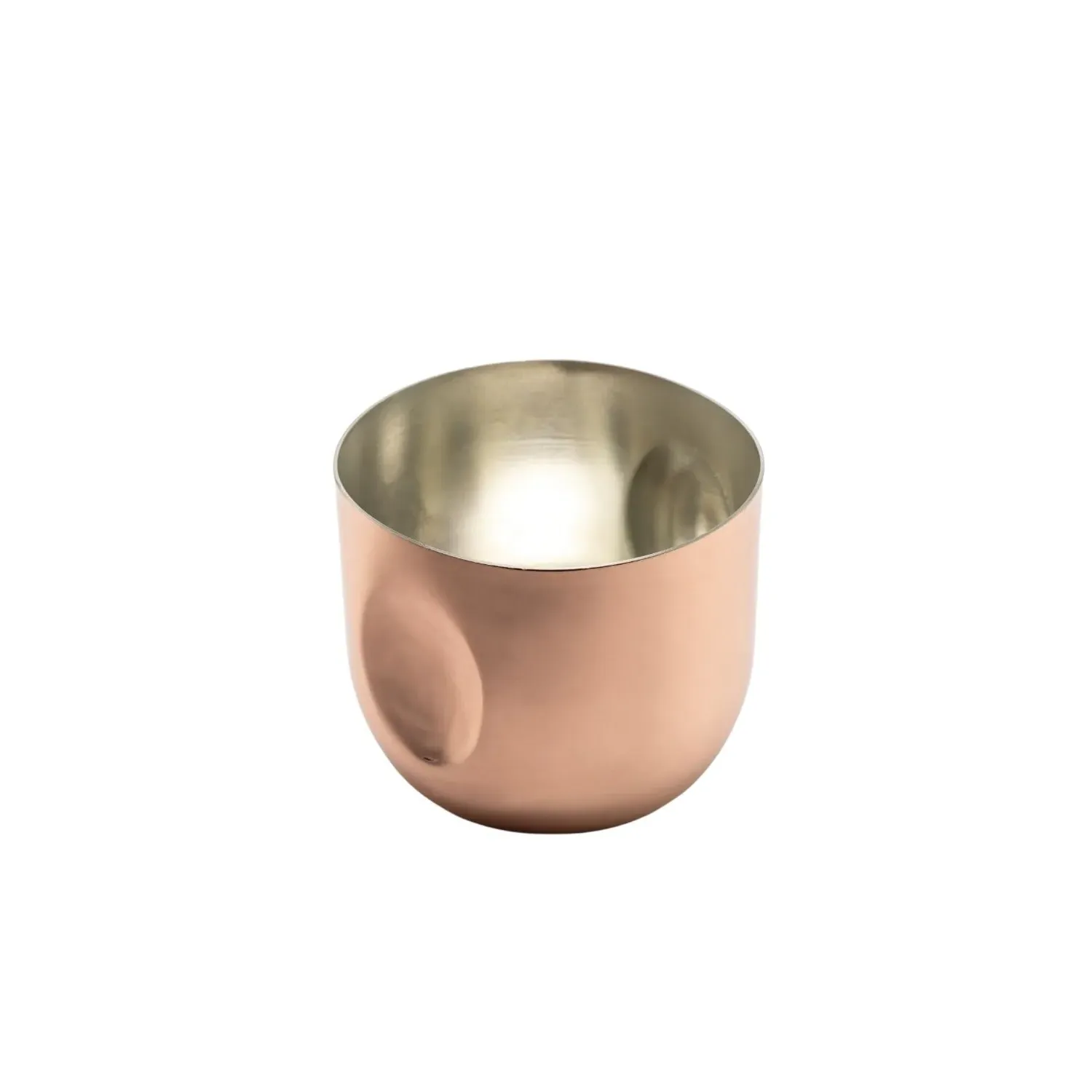 Handcrafted Solid Copper Cup - Rose Gold image