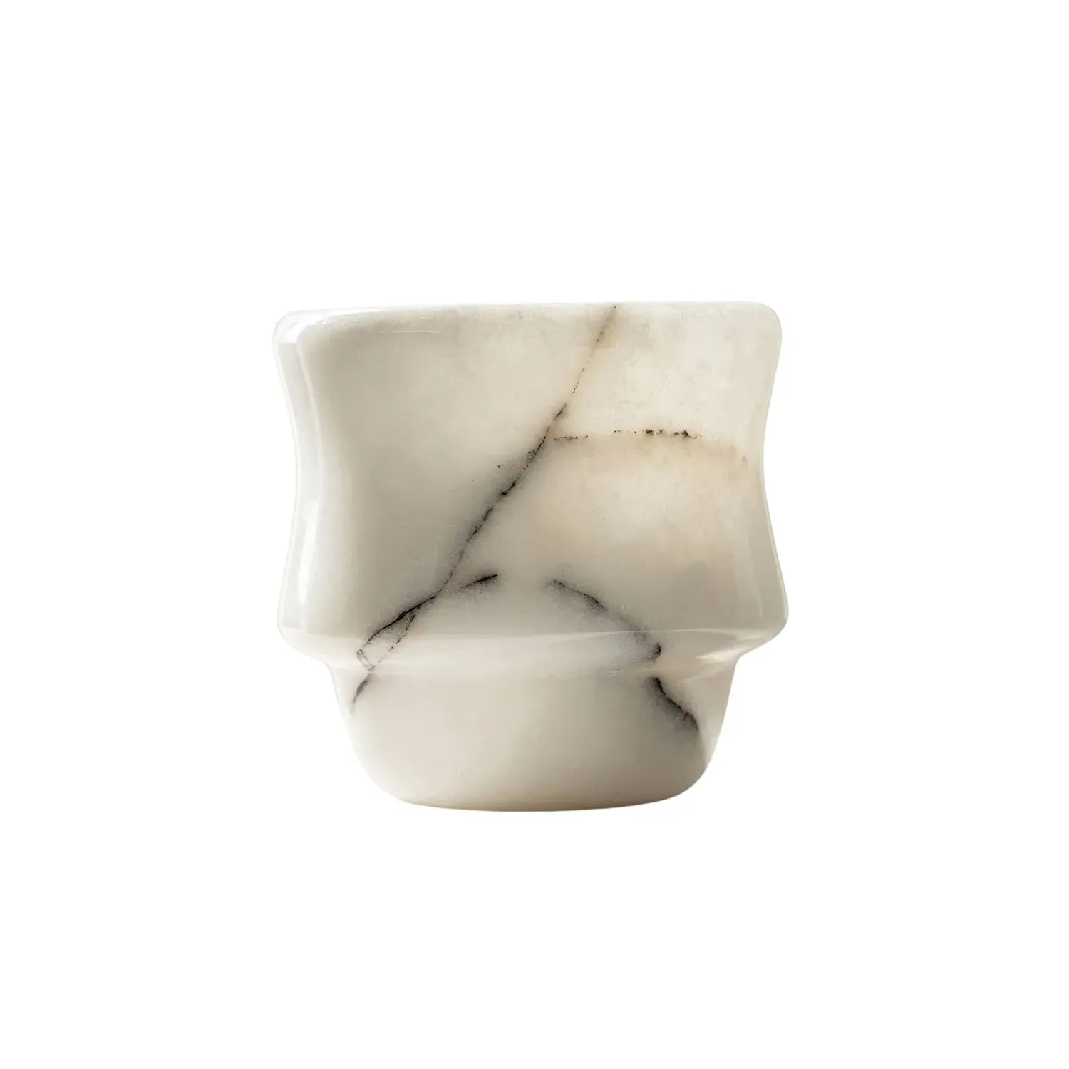 Handmade Marble Tumbler - White image