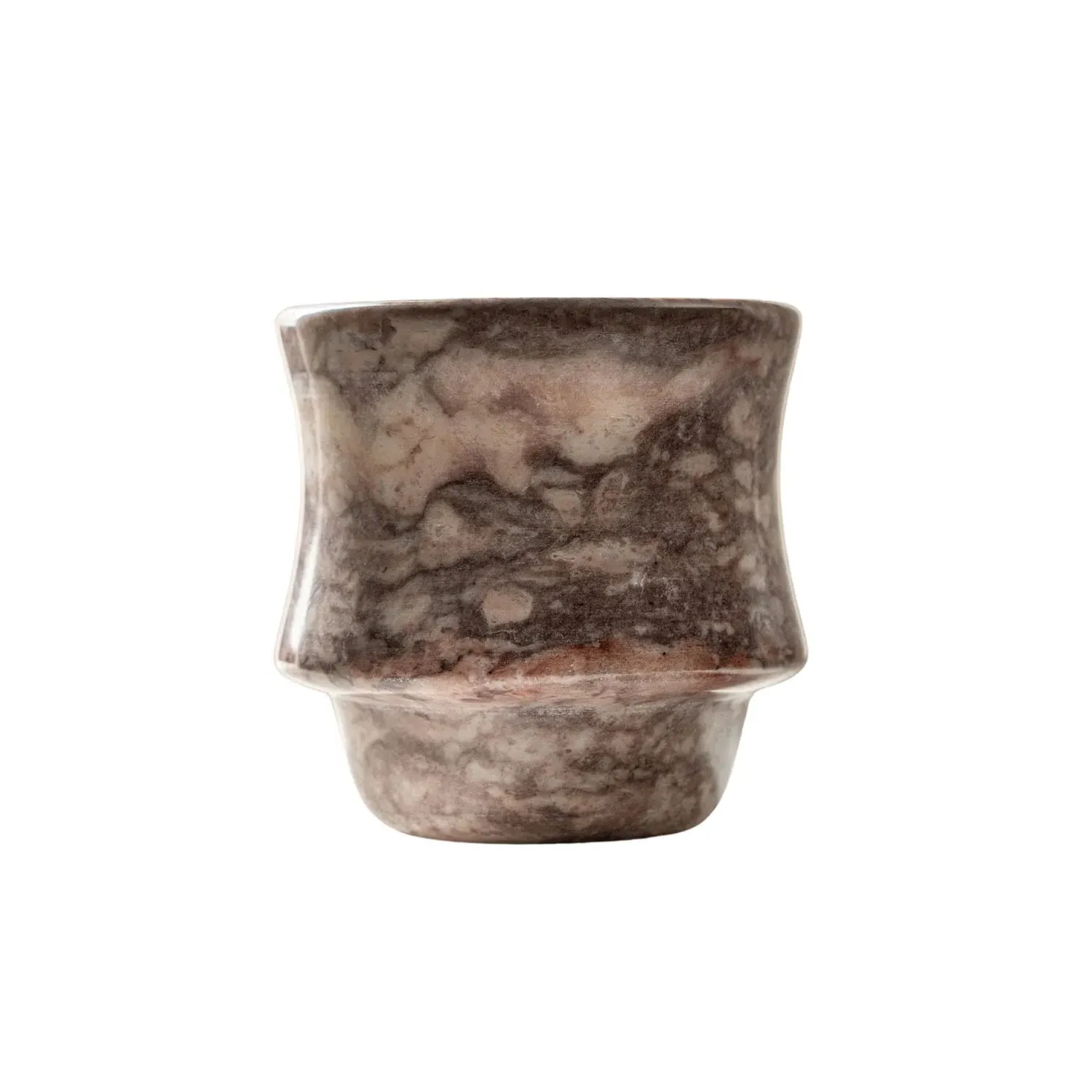 Handmade Red Marble Tumbler - Red, Marble