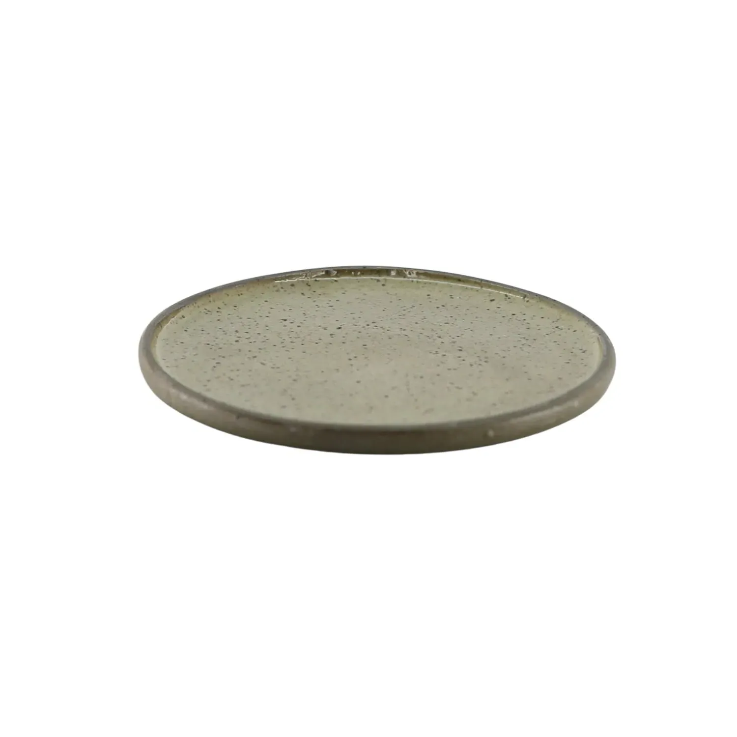 Hic Ceramics Round Dessert Plate - Yellow, Stoneware