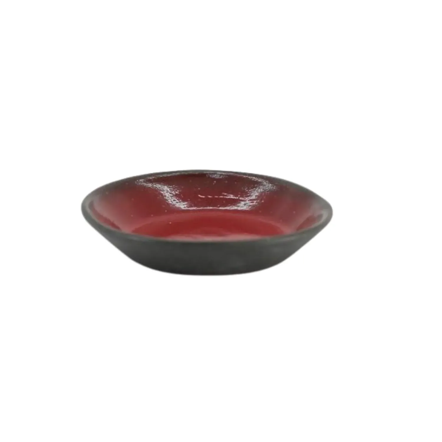 Hic Ceramics Round Plate - Red, Stoneware