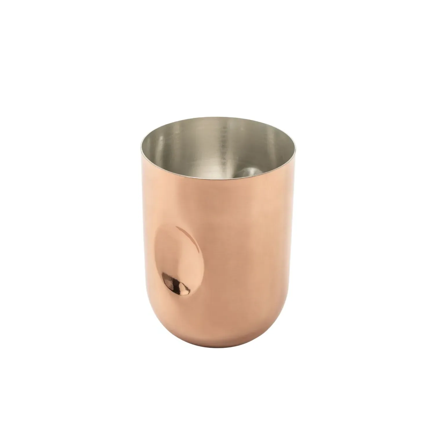 Polished Solid Copper Tumbler - Brown image