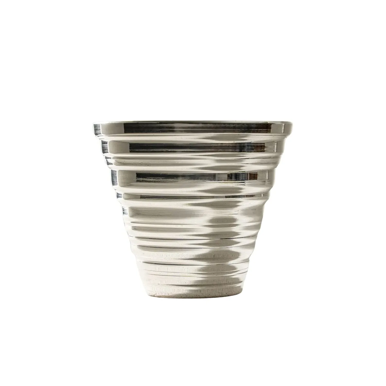 Silver Plated Solid Copper Tumbler - Silver image