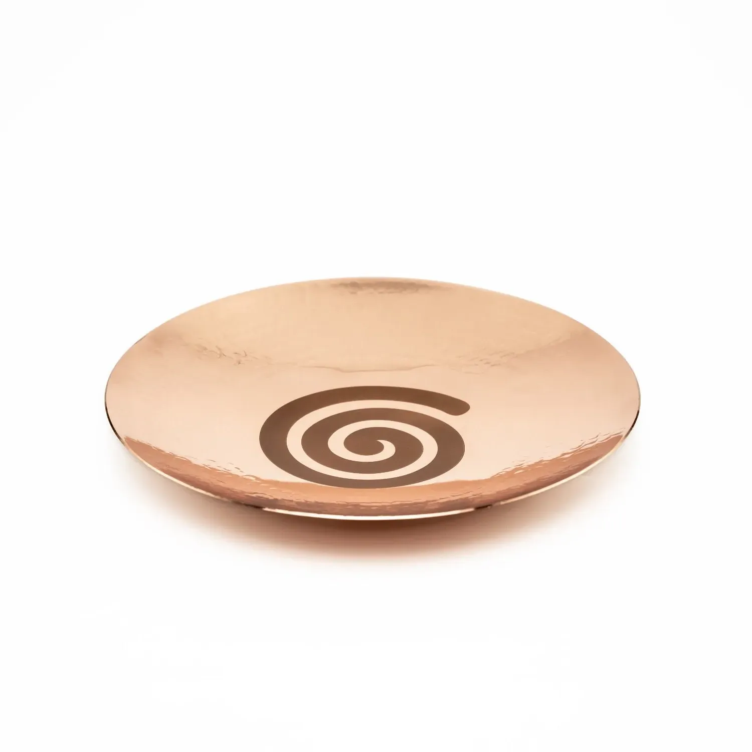 Spiral Incense Burner Plate - Rose Gold, Copper