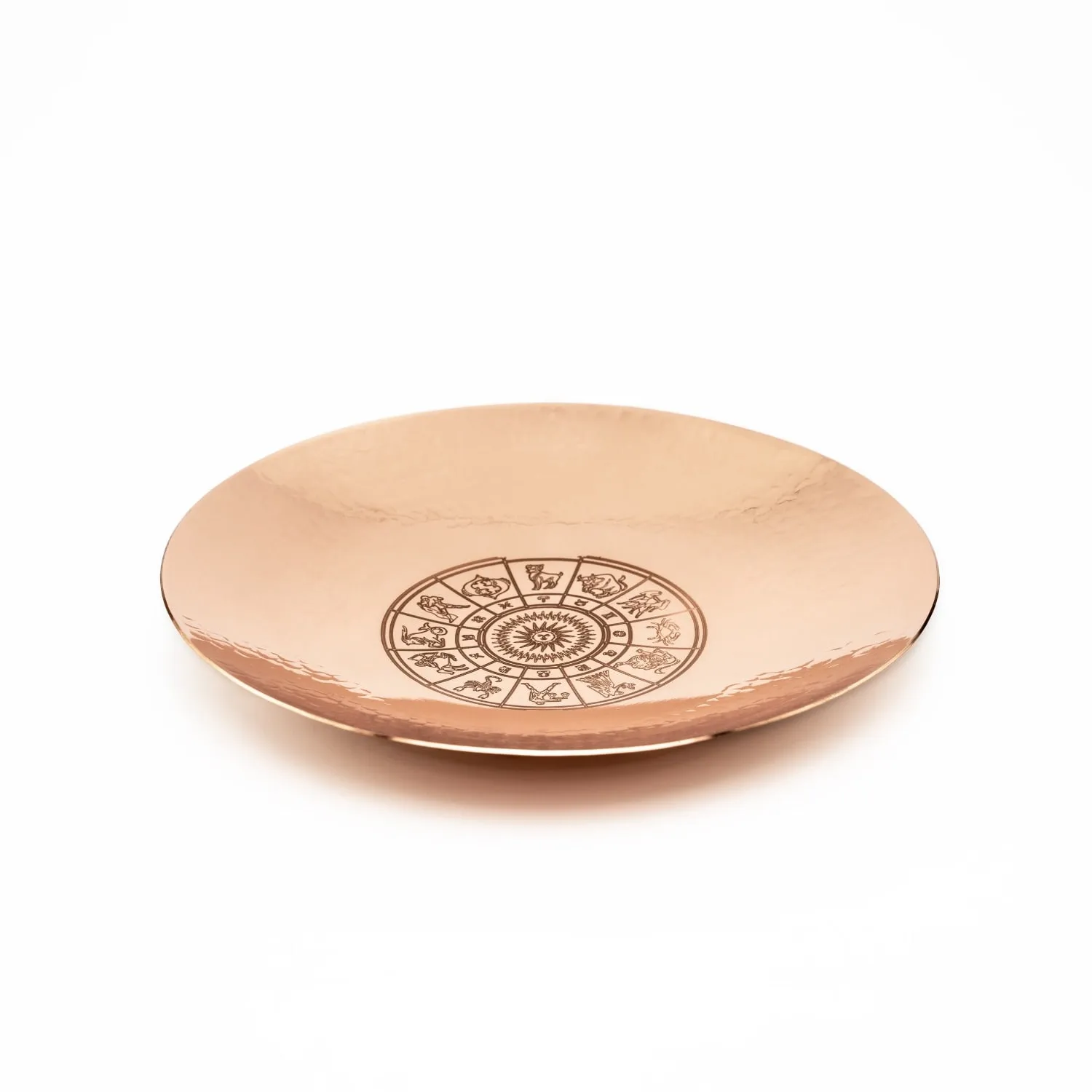 Zodiac Incense Burner Plate - Brown, Copper