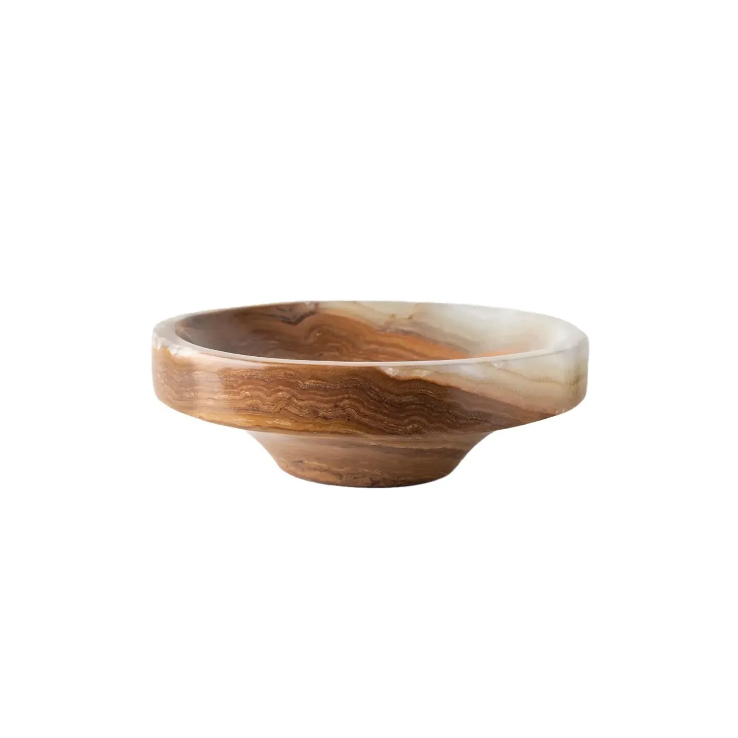 Alabaster Stone Bowl - Multicolour
