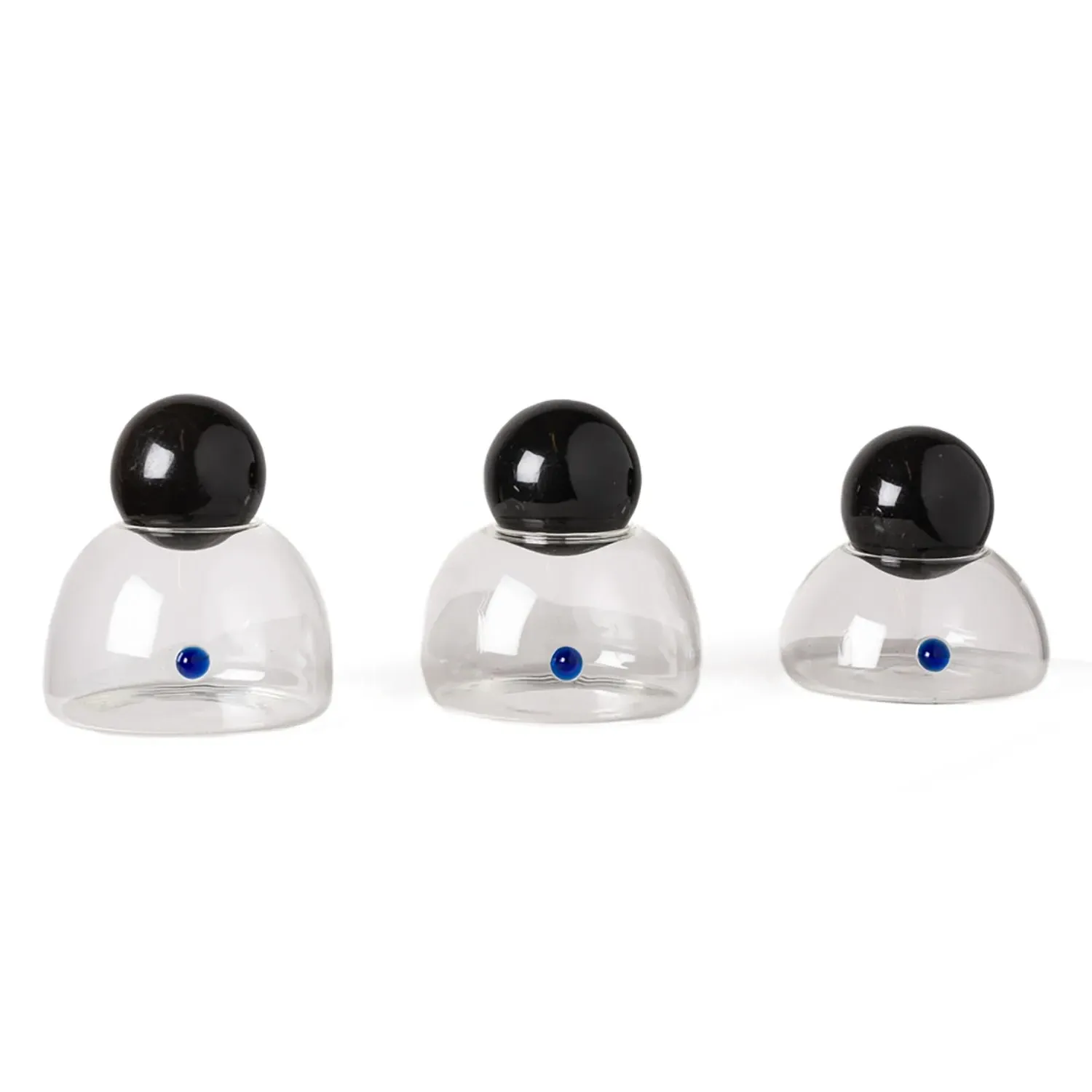 Fat Lady Storage Container - Black, Marble image