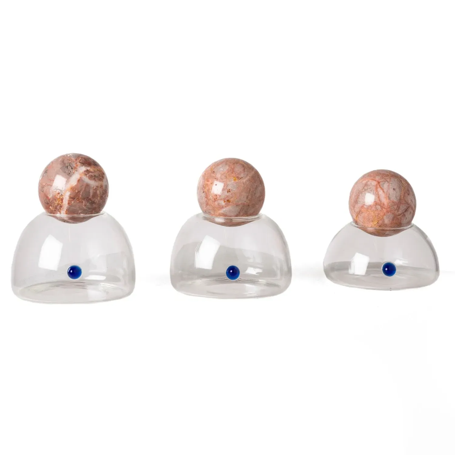 Fat Lady Storage Container - Pink, Marble