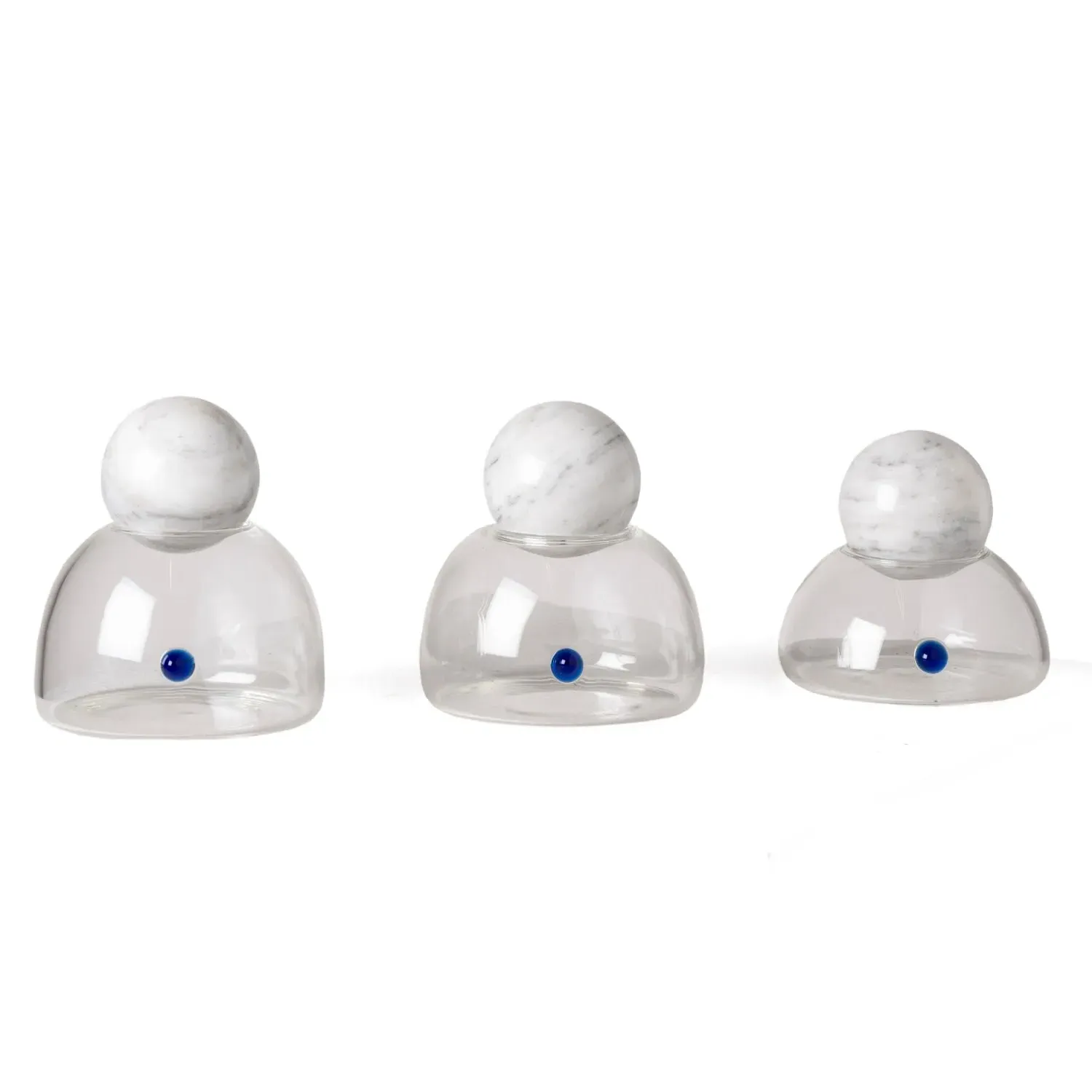 Fat Lady Storage Container - White, Marble