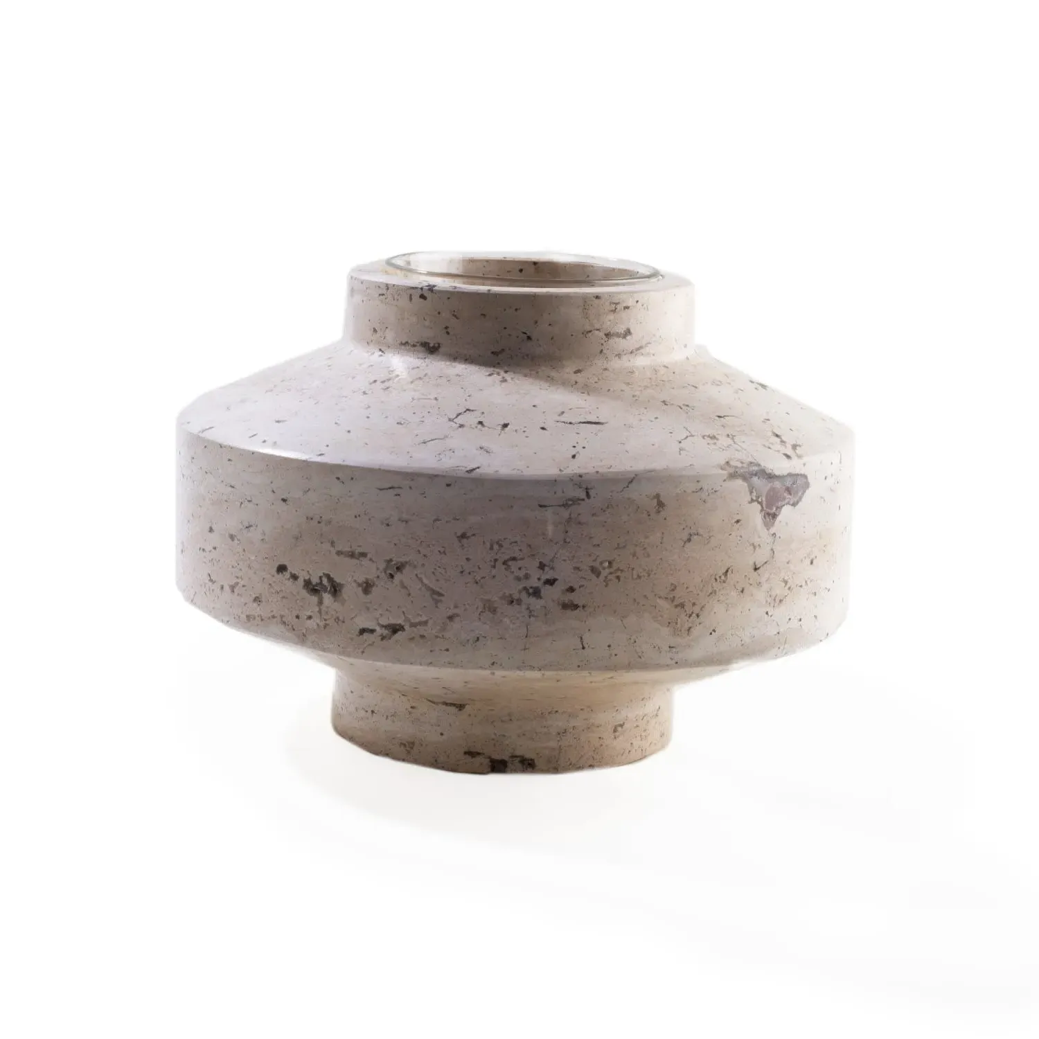 Girovago Marble Vase - Travertine