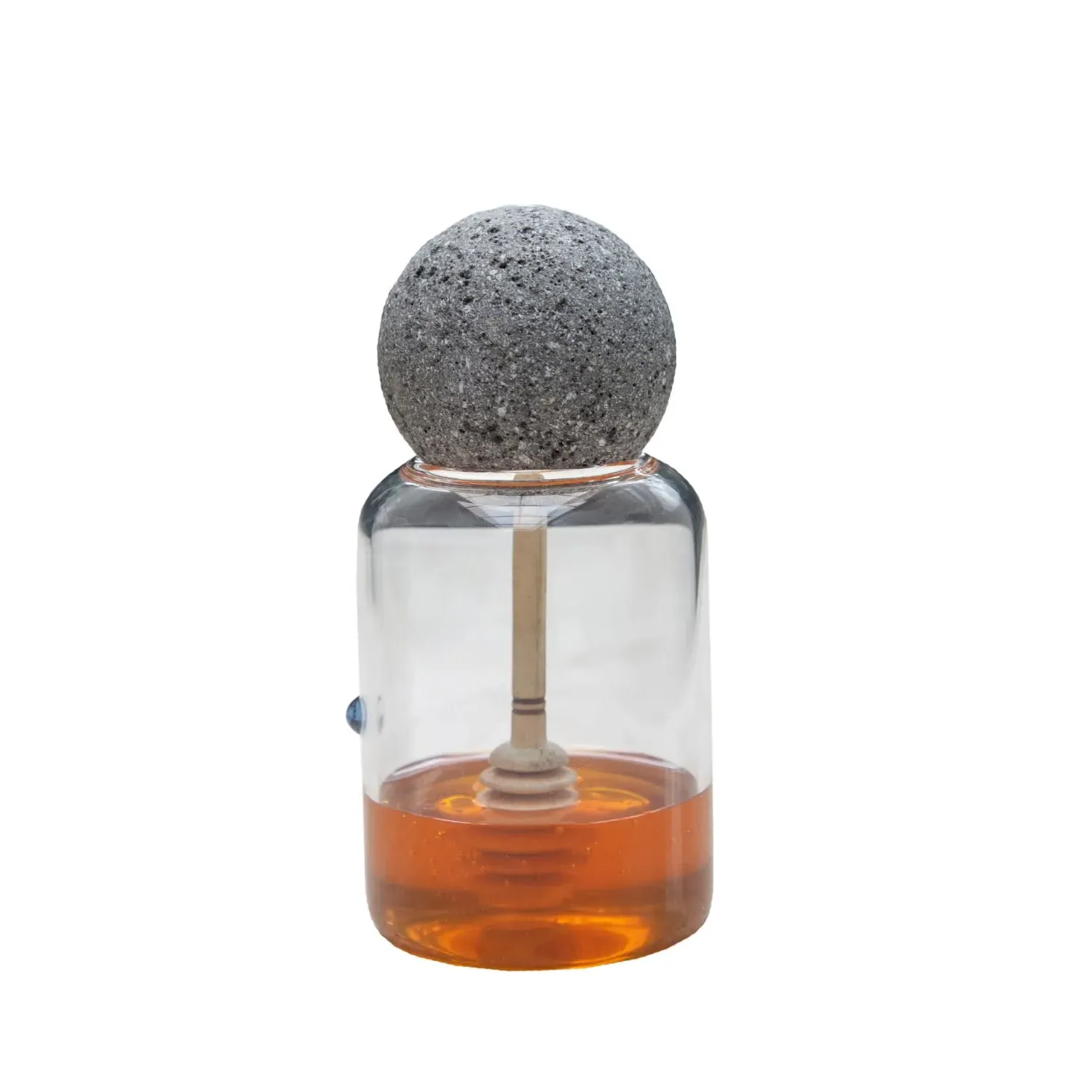 Honey Pot Container - Grey, Borosilicate Glass image
