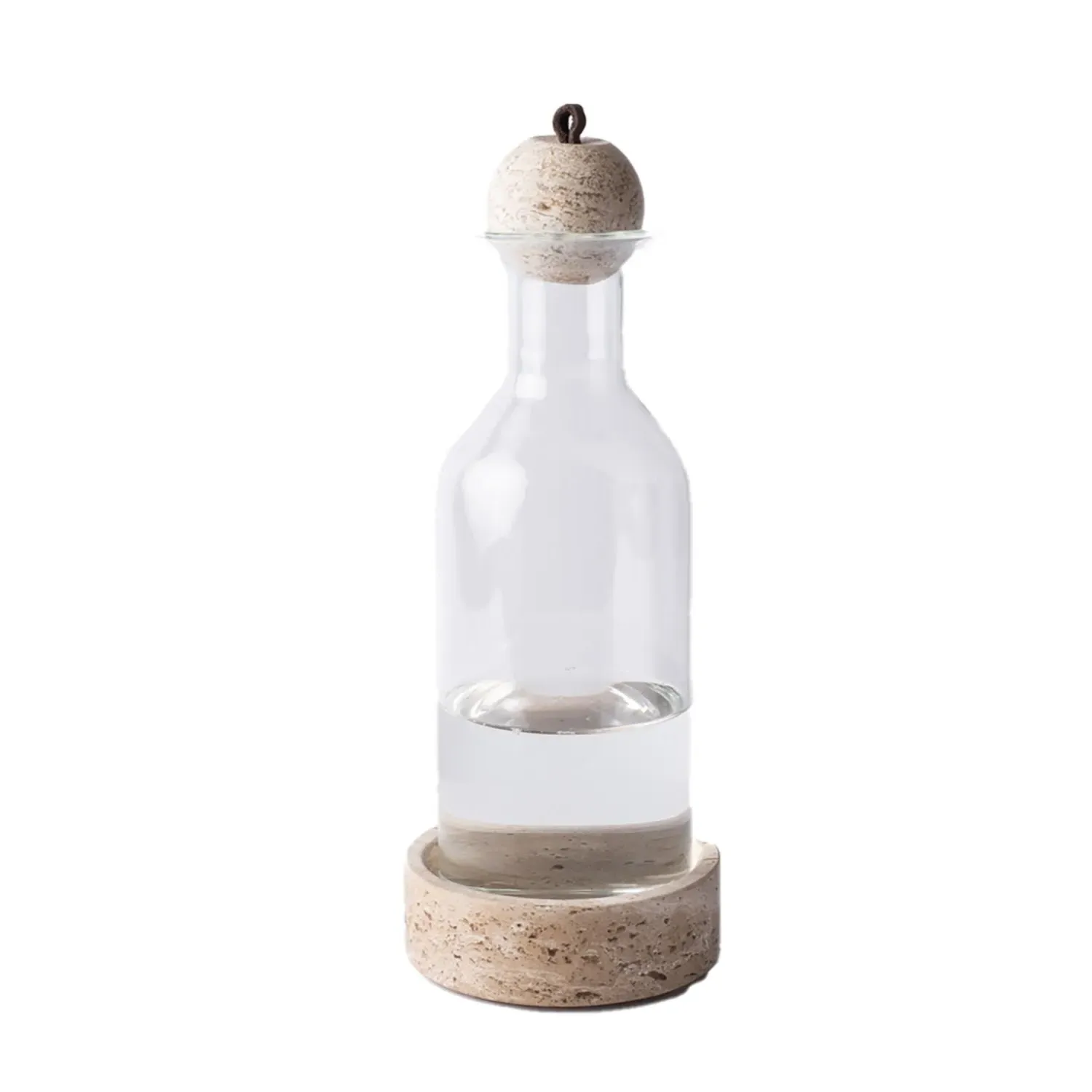 Less Is More Night Jug - Travertine Marble