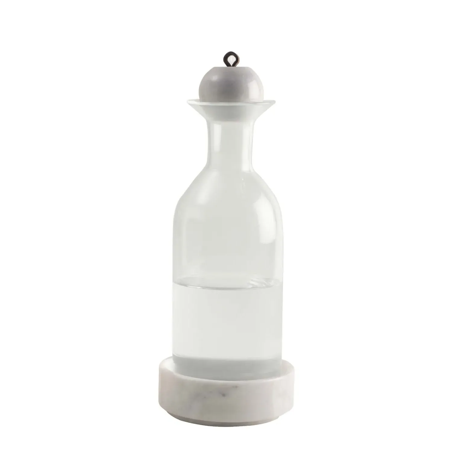 Less Is More Night Jug - White, Marble
