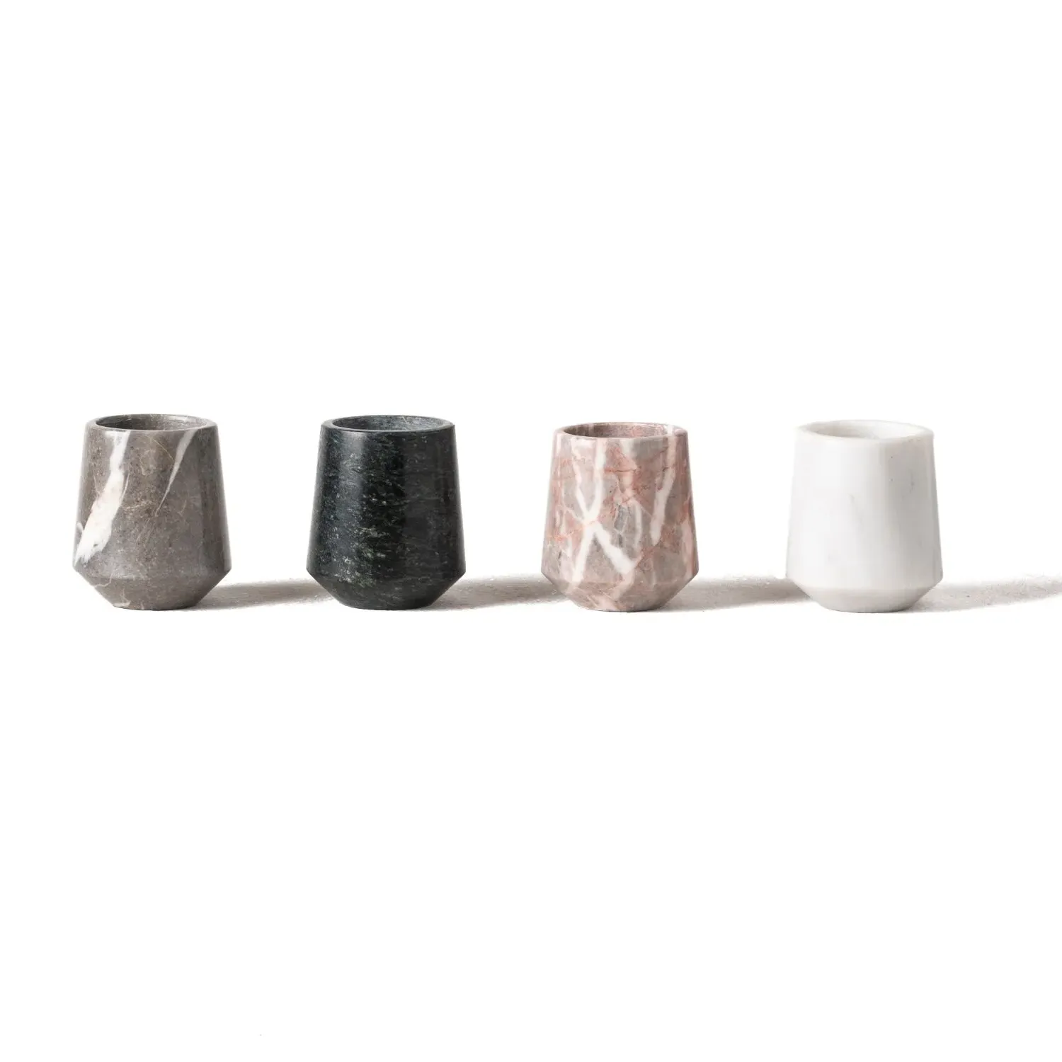 Mezcaleros Gradiva Shot Glasses Set - Multicolour, Marble