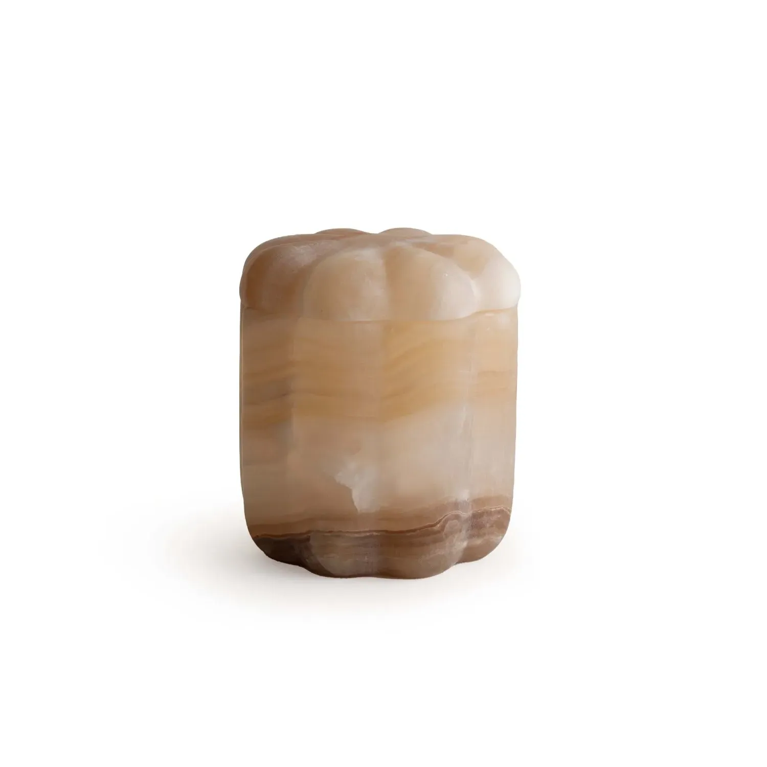Mongolfier High Container - Orange, Alabaster image