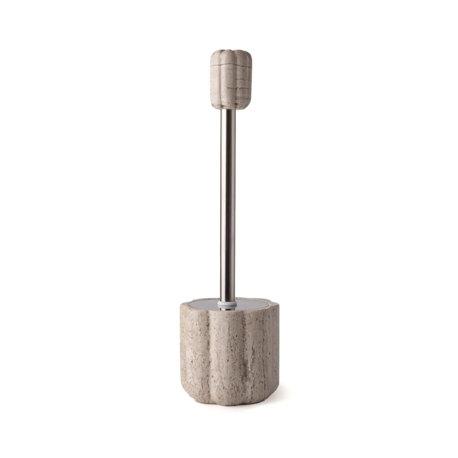 Mongolfiere Toilet Brush - Travertine Marble image