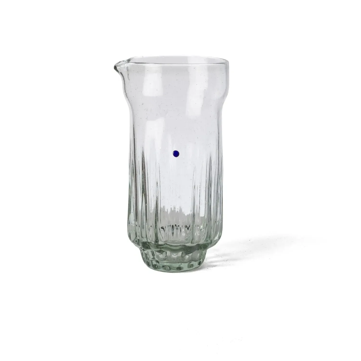 Neutrals Blown Glass Jug - Recycled Glass image