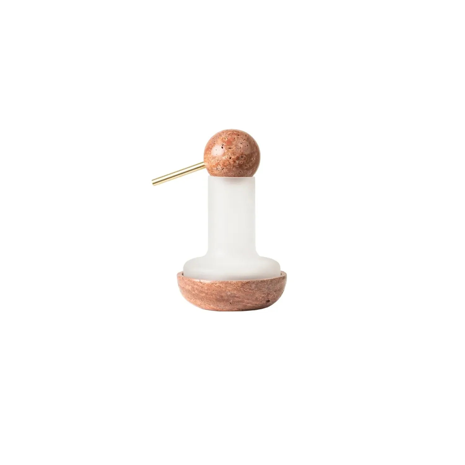 Quinque Candle - Red, Marble image
