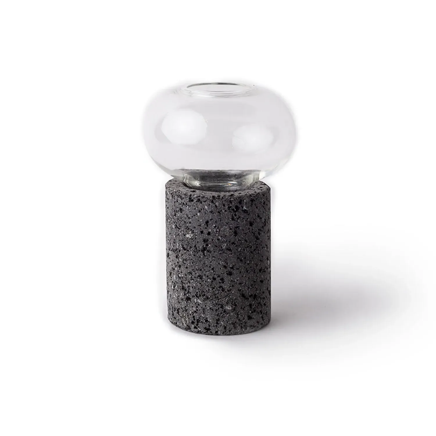 Soliflor Bubble Vase - Grey, Volcanic Stone